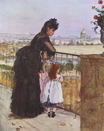 En el balcón. Berthe Morisot