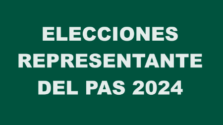 Elecciones representación PAS del Centro Asociado de Almería 2024