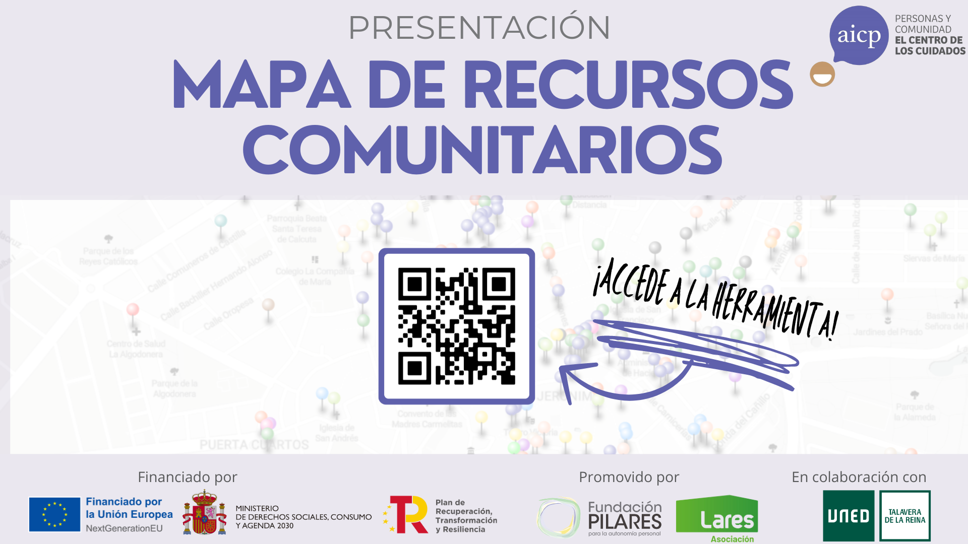Presentación del mapa de recursos comunitarios en Talavera