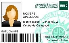 carné de estudiante UNED