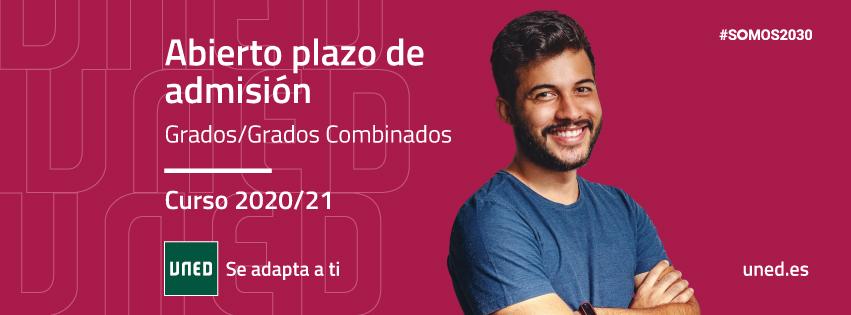 Abierto plazo de admisión grados Abierto plazo de admisión grados
