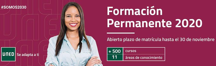 NOTICIA: Abierto el plazo de matrícula en Formación Permanente