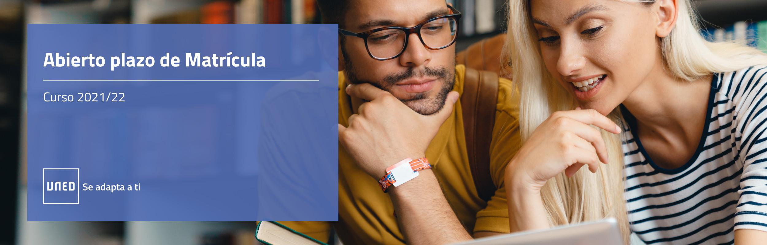 NOTICIA: Abierta la matrícula para el curso 2021/22