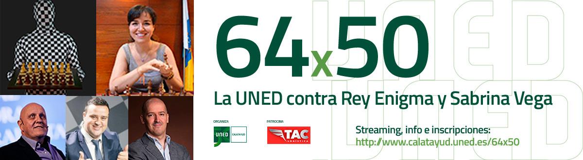 64x50. La UNED contra Rey Enigma y Sabrina Vega