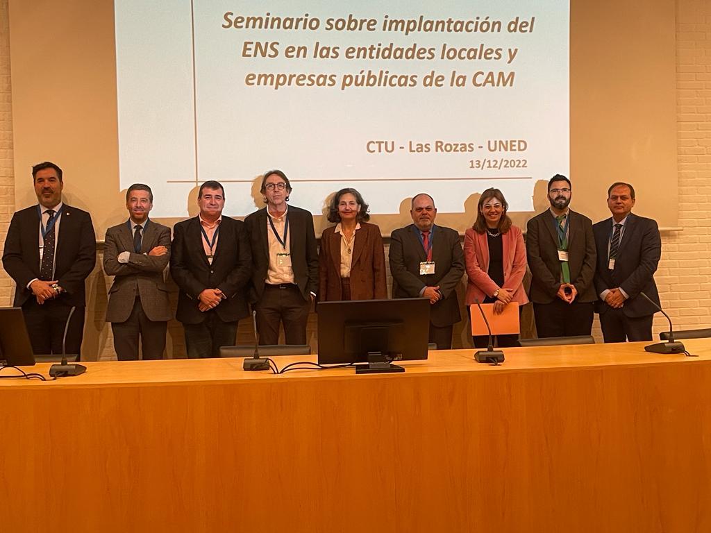Seminario sobre implantación del ENS en las entidades locales y empresas públicas de la CAM Seminario sobre implantación del ENS en las entidades locales y empresas públicas de la CAM
