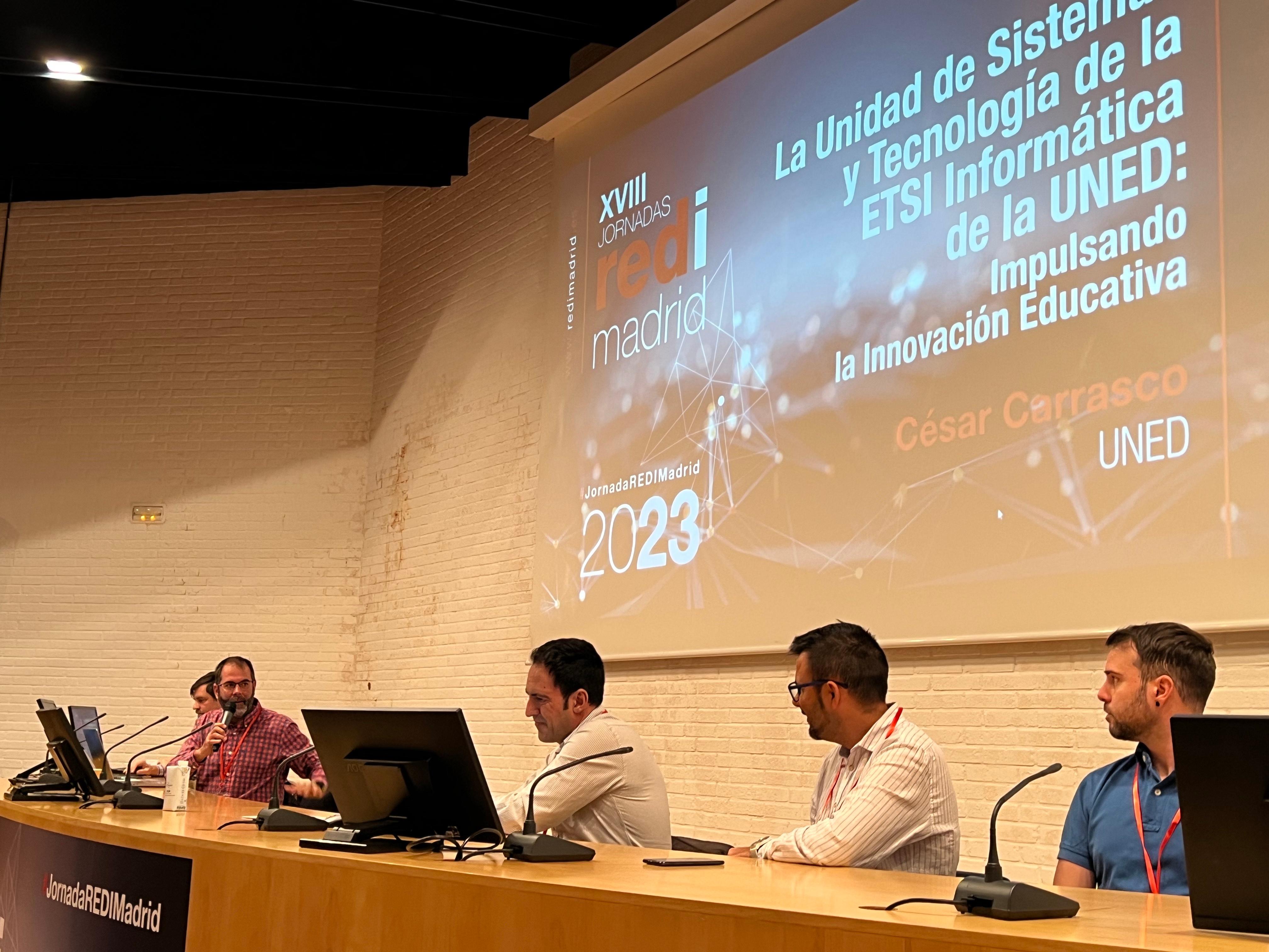 Charla REDIMADRID: La Unidad de Sistemas y Tecnología de la ETSI Informática de la UNED: Impulsando la Innovación Educativa
