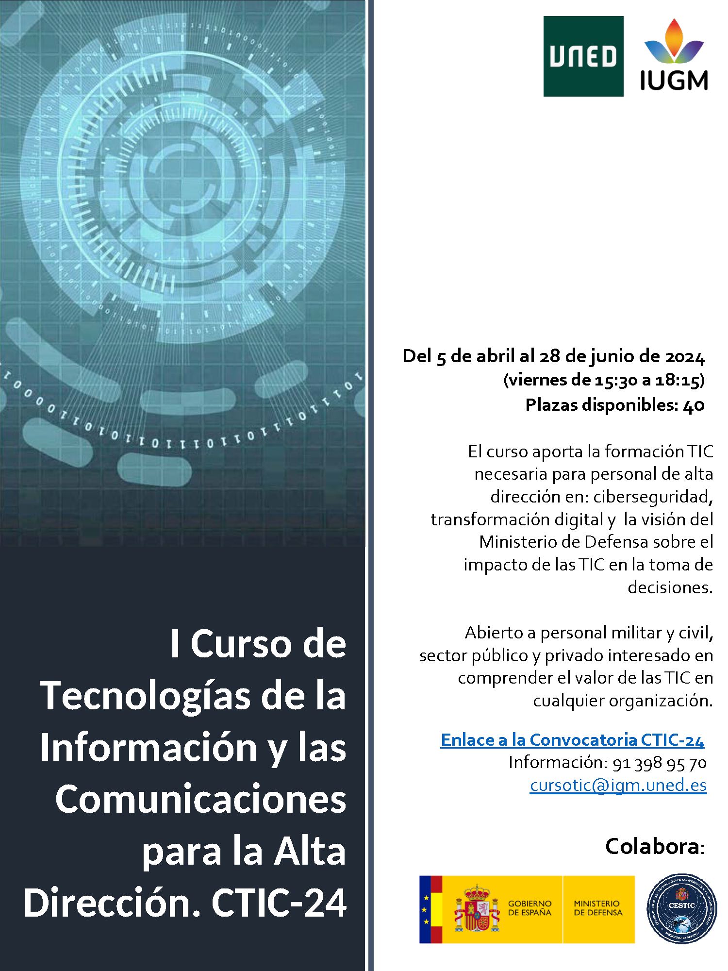 Curso tecnologías de la información y las comunicaciones para la alta dirección