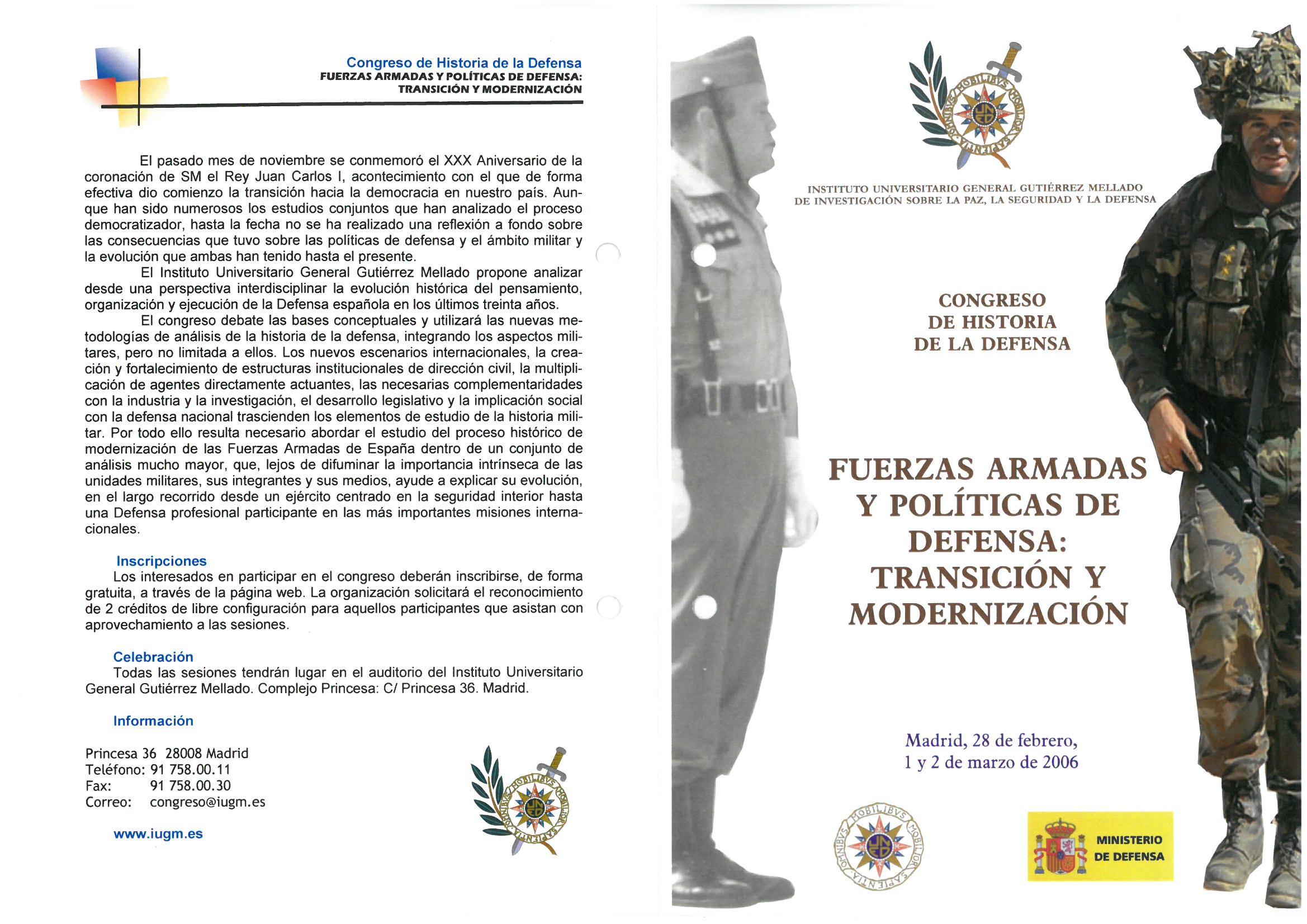 I Congreso de Historia de la Defensa