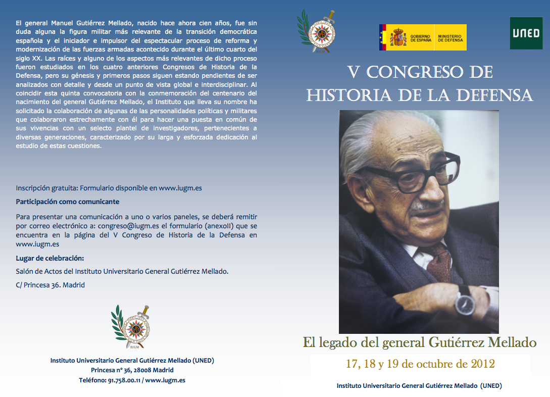 V Congreso de la Historia de la Defensa