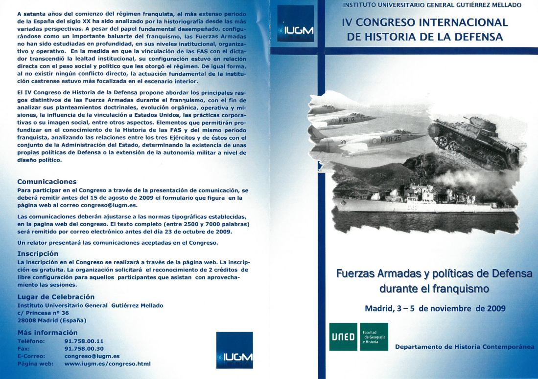 IV Congreso de la Historia de la Defensa