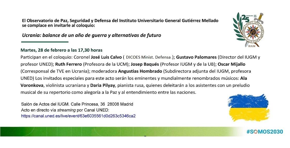 Ucrania: balance de un año de guerra y alternativas de futuro