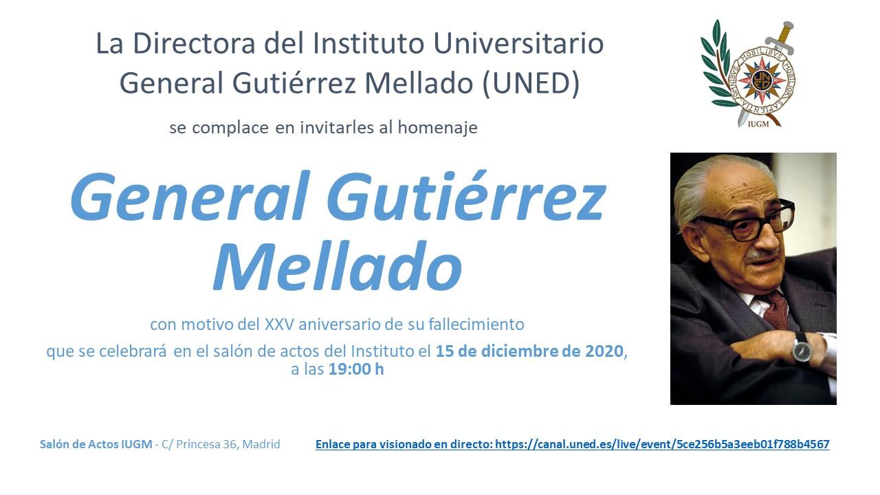 Homenaje 25 aniversario fallecimiento General Gutiérrez Mellado