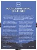 Política ambiental de la UNED Política ambiental de la UNED