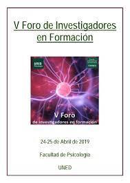 V Foro de investigadores en Formación