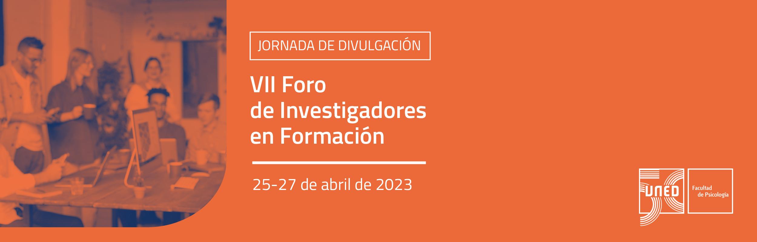 VII Foro de Investigadores en Formación