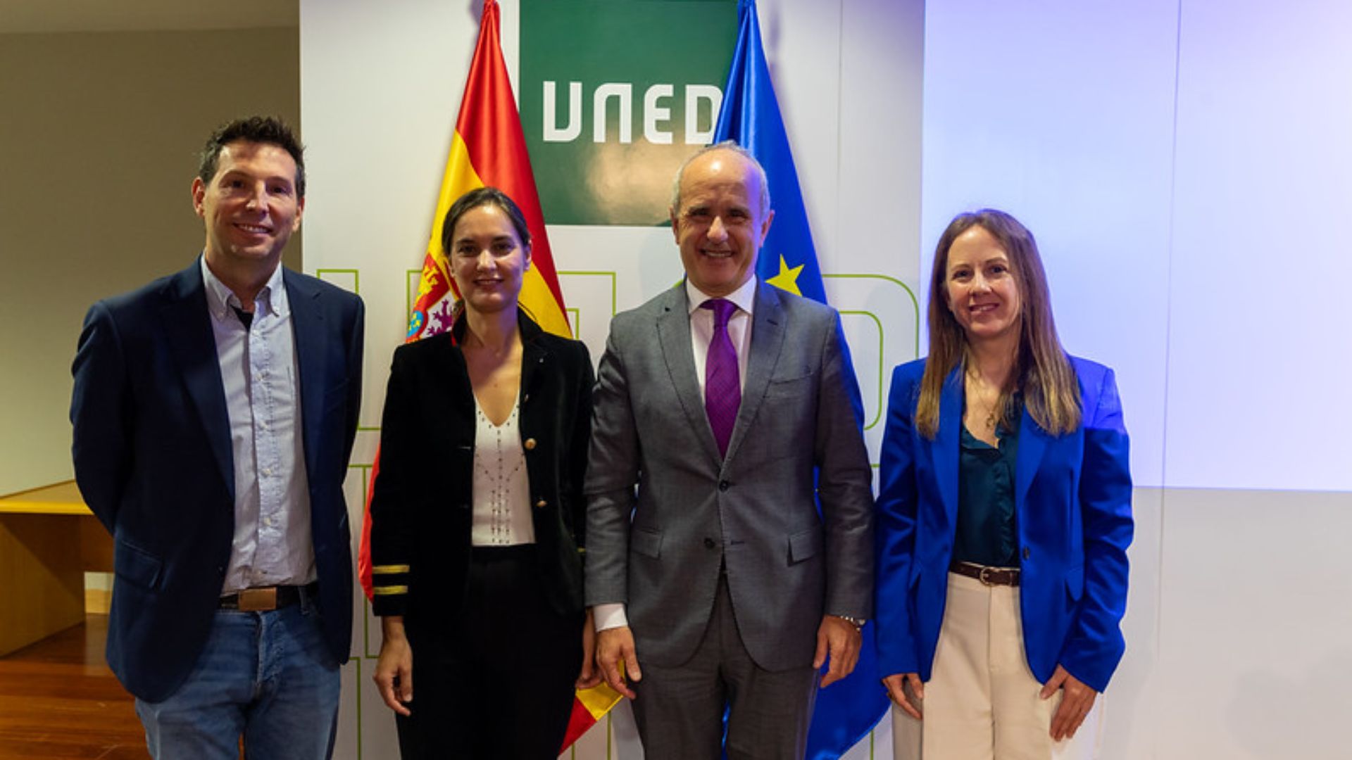 Presidencia del acto: Ricardo Mairal Usón, Esther López Martín, Rosalía O'Donnell Baeza y Sergio Martín Gutiérrez.
