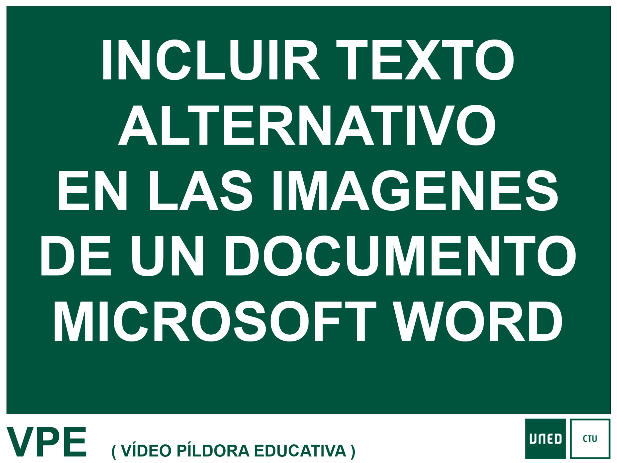 TEXTO ALTERNATIVO EN IMAGENES DE DOCUMENTOS MICROSOFT WORD