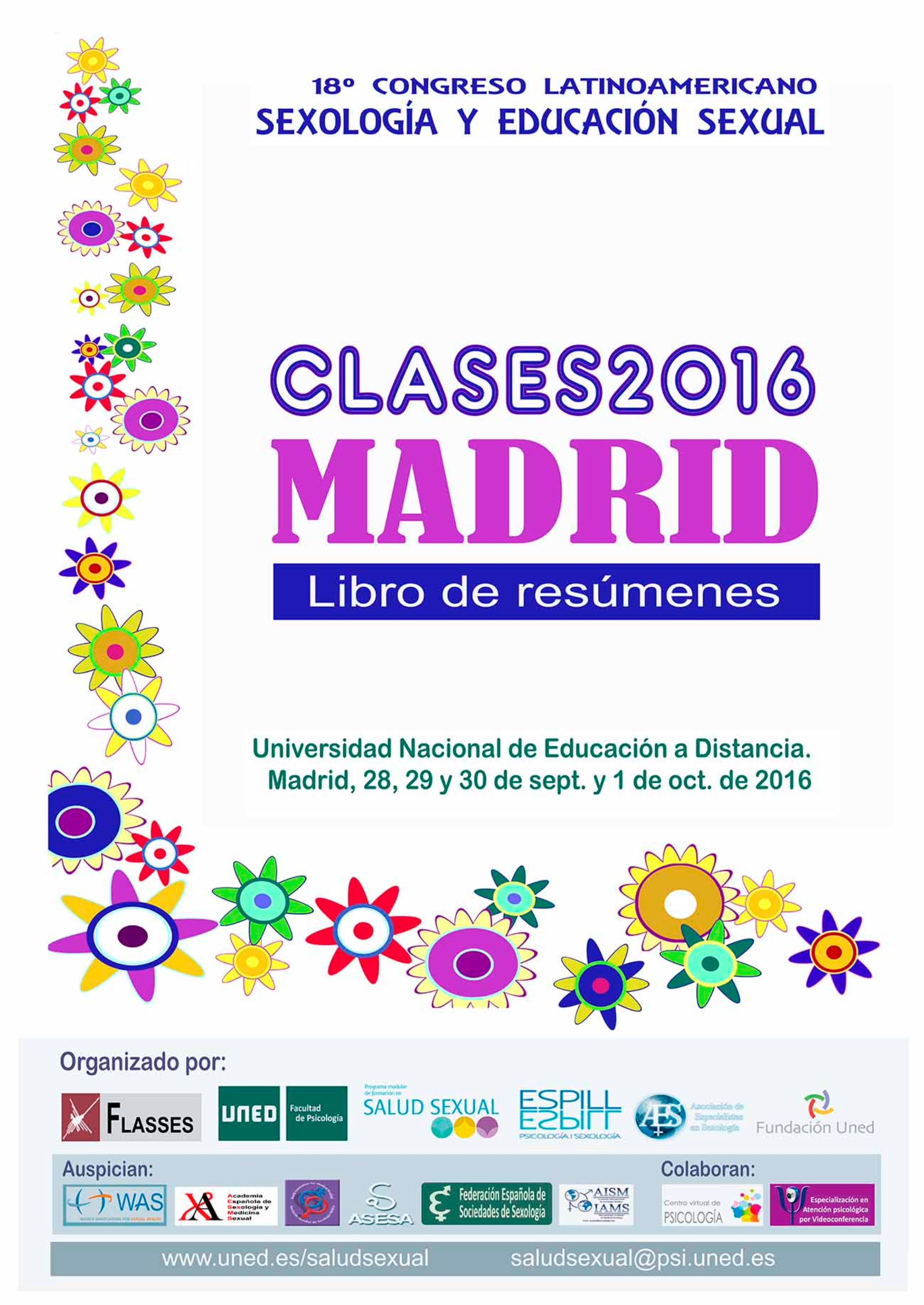 Imagen del libro de resúmenes de las contribuciones presentadas al congreso