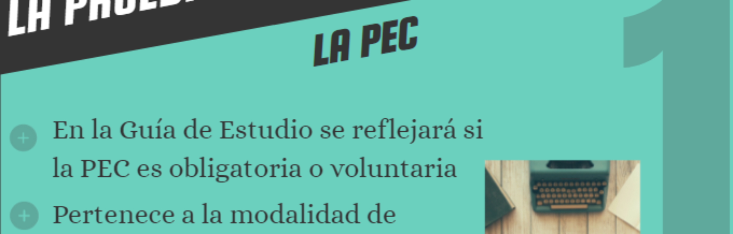 Pautas para realizar la PEC