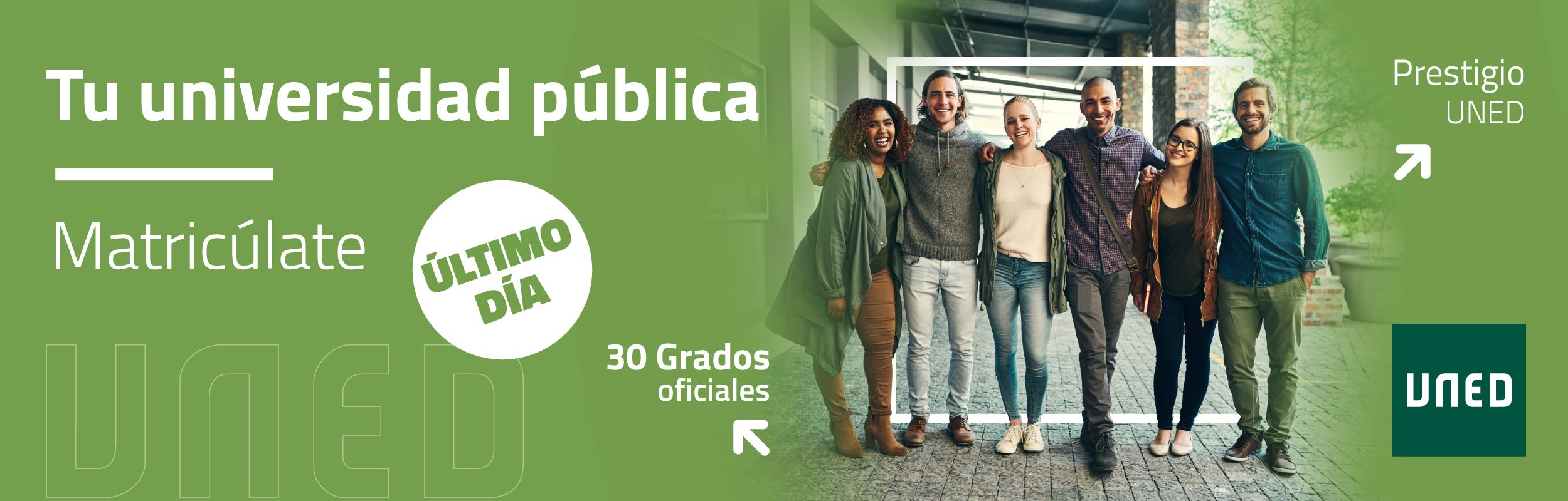 Matrícula abierta Grados