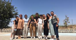 El grupo de investigación de Laura Blanco, junto a su investigador principal, Ángel Gómez