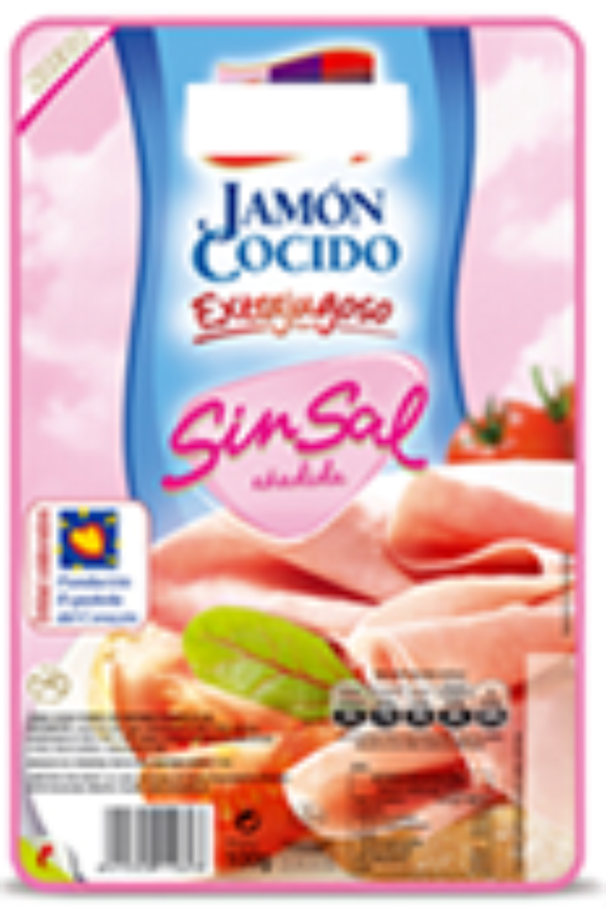 Jamón cocido sin sal