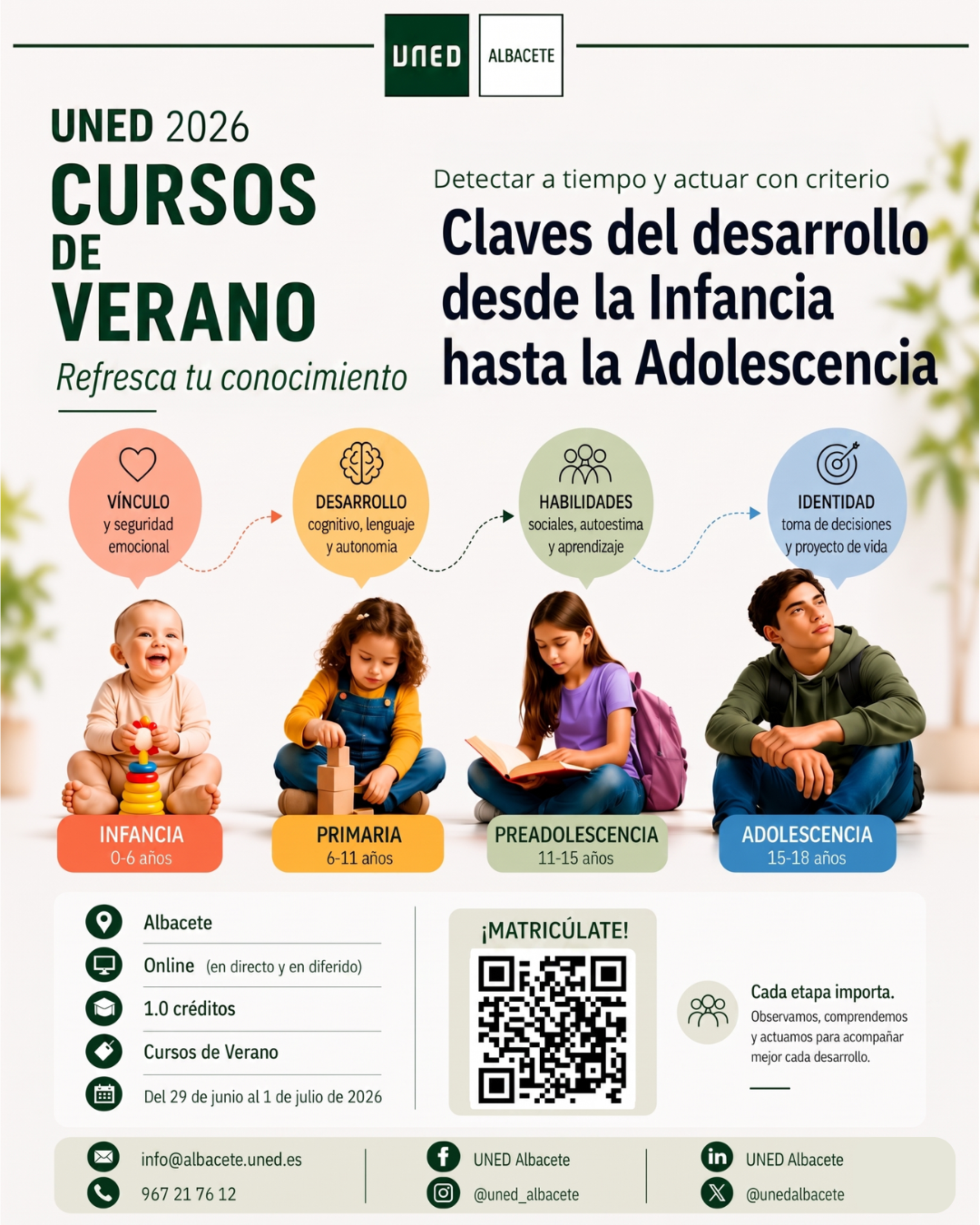 CURSO DE VERANO DETECTAR A TIEMPO