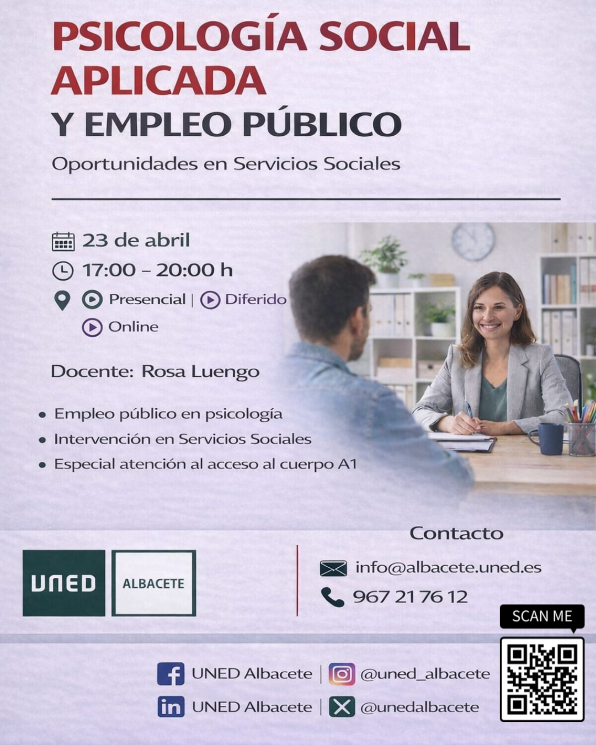 Psicología social aplicada y empleo público