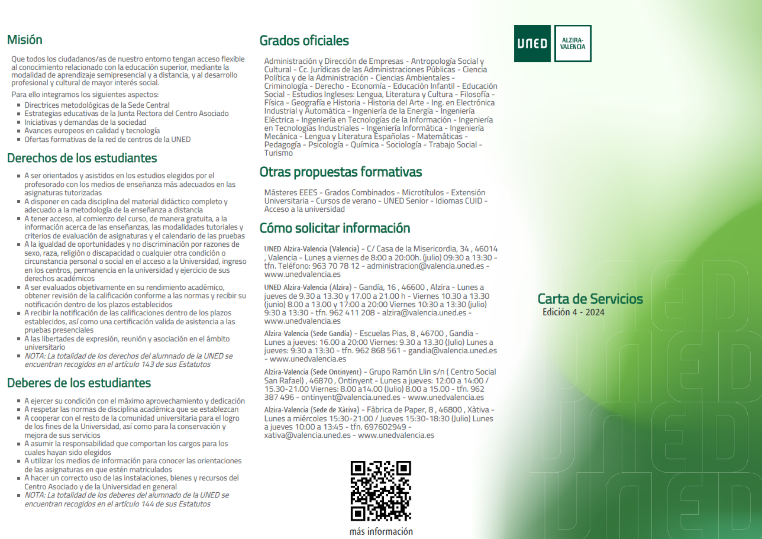 Carta de servicios
