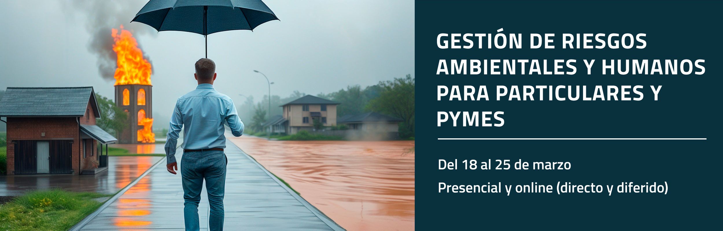Gestión de riesgos ambientales y humanos para particulares y PYMES