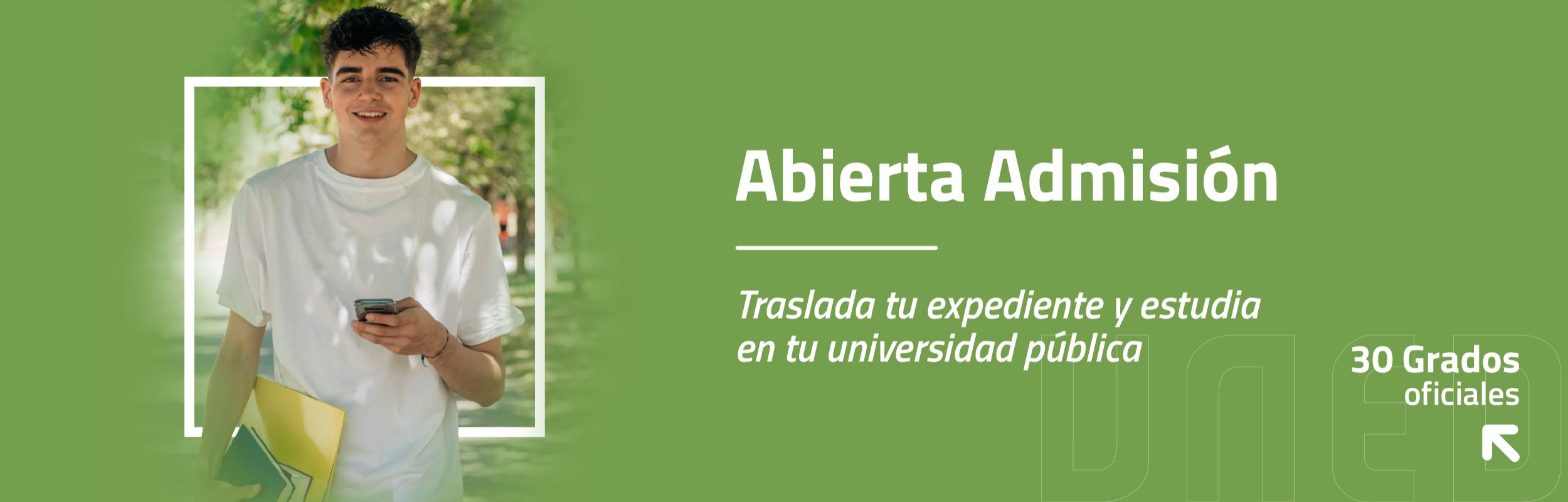 Banner Admisión