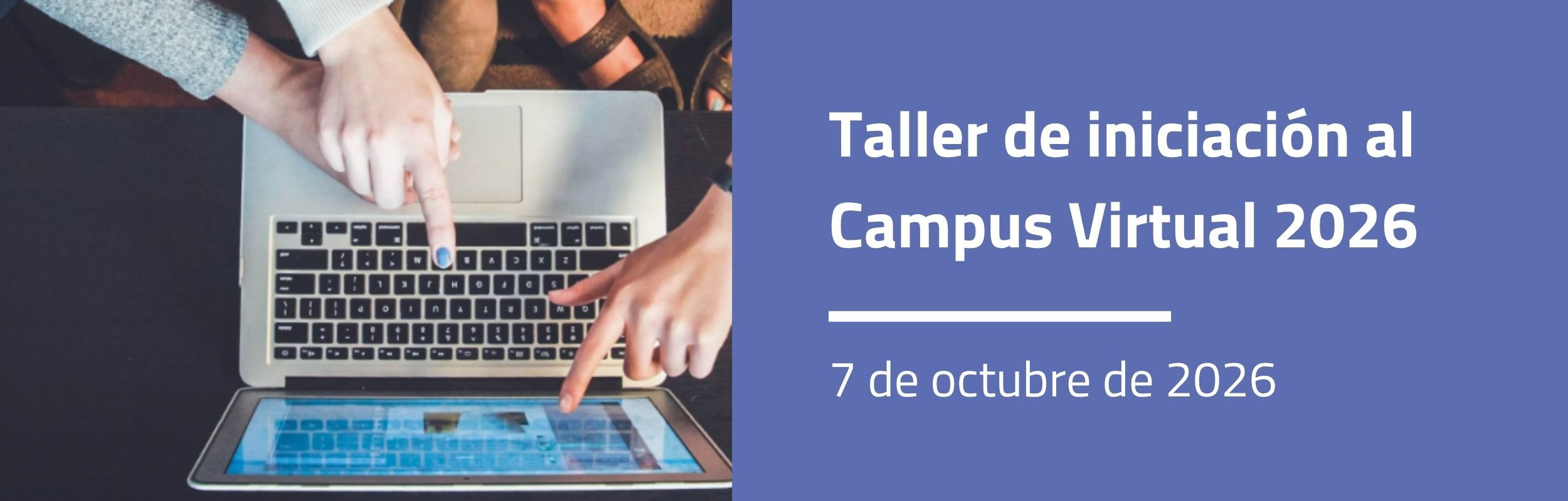Taller de iniciación al Campus Virtual 2026