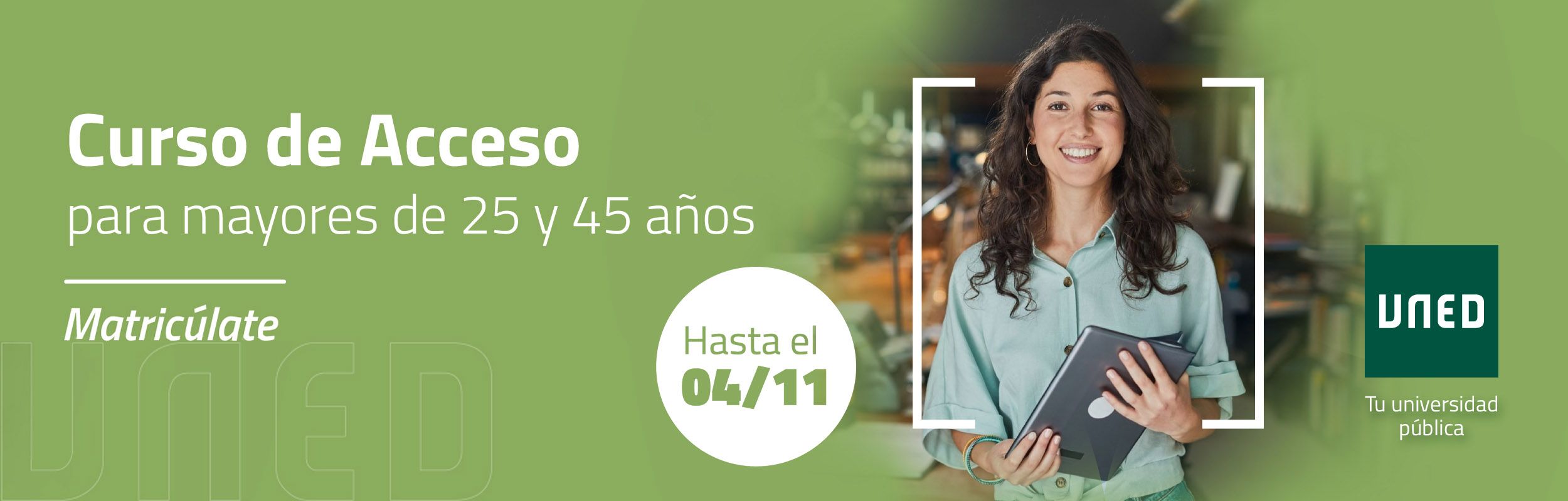 Matrícula Abierta - Curso de Acceso 2025-2026