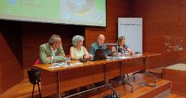 En la mesa de autoridades, Juan Carlos Menéndez Mato, María Antonia Pedregal, Pablo León Gasalla y Raquel Alonso.