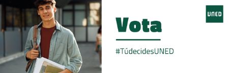 Desde las 12:00 h del martes 22 de abril hasta las 12:00 h del miércoles 7 de mayo (hora peninsular), podrás votar de forma electrónica en la web de la UNED