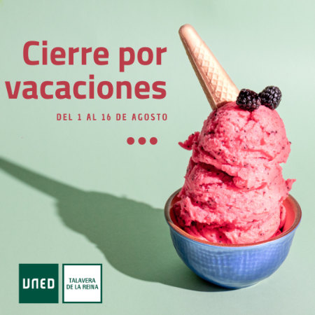 cierra por vacaciones del 1 al 16 de agosto