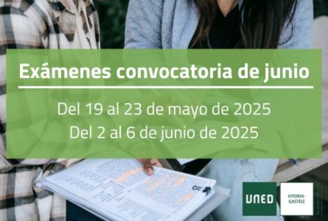 Exámenes convocatoria de junio