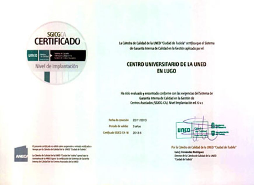 certificacion