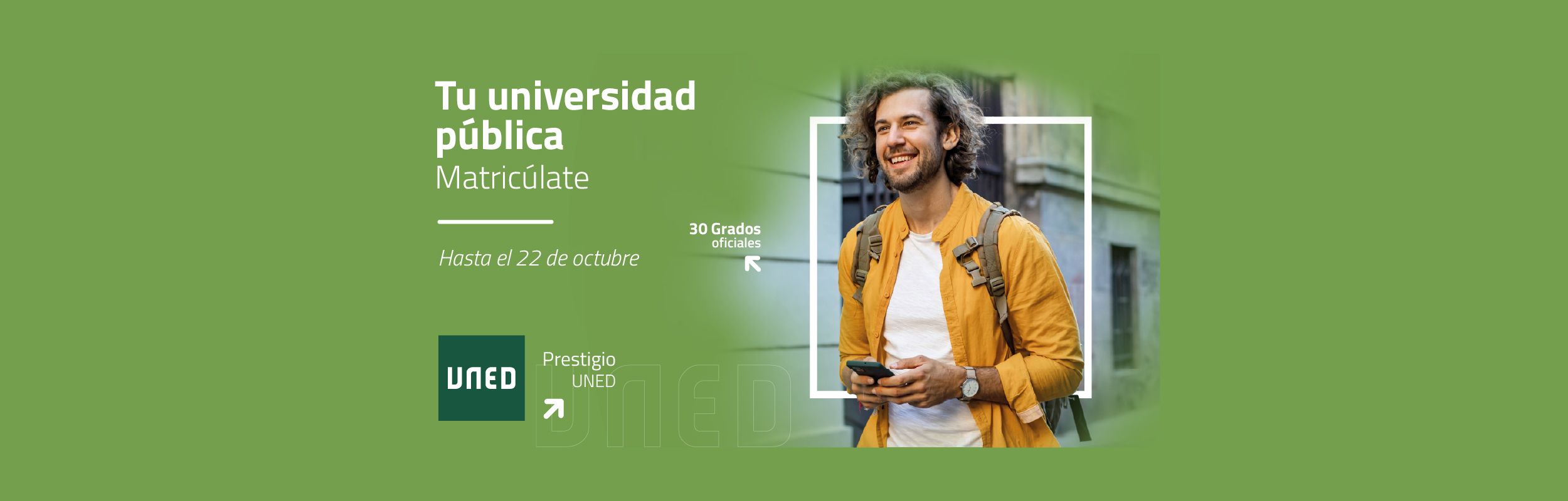 Matricúlate en la Facultad de Educación de la UNED