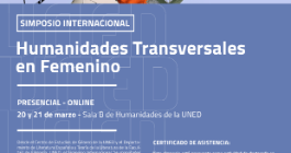 Programa del simposio internacional Humanidades transversales femeninas. Pág-1