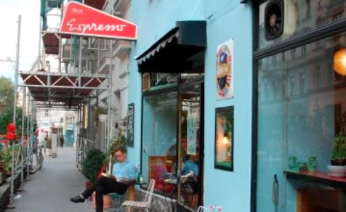 Imagen de un café vienés