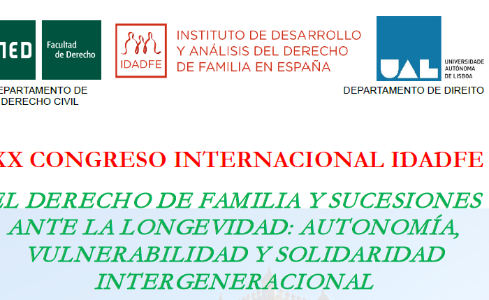 XX Congreso Internacional IDADFE, Longevidad: autonomía, vulnerabilidad y solidaridad intergeneracional