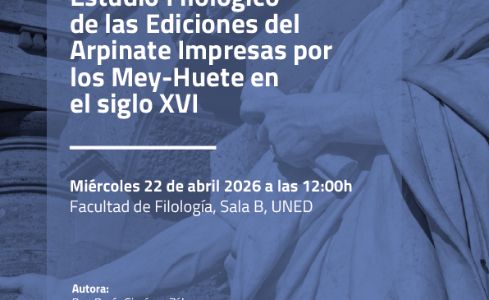 Acto de entrega del VII Premio de Investigación Filológica “Profesor José Romera Castillo”