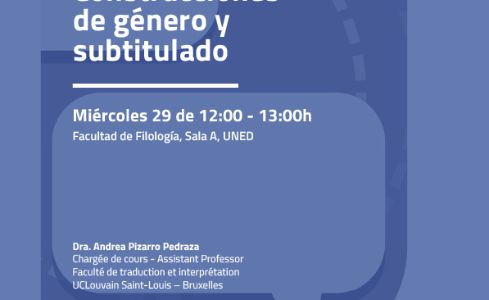 Conferencia. Construcciones de género y subtitulado