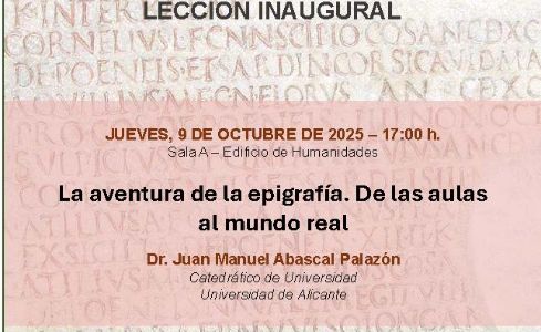 Lección inaugural del Máster Universitario en Investigación en Historia, Geografía y Patrimonio. Nuevo curso académico 2025-2026