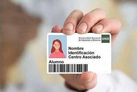 Foto de un carnet de estudiante