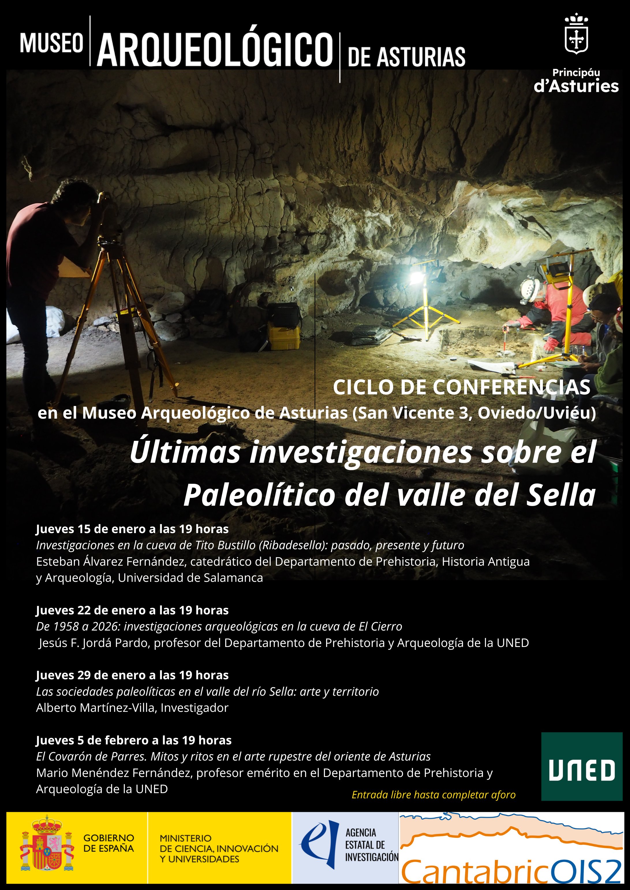 Cartel del ciclo de conferencias