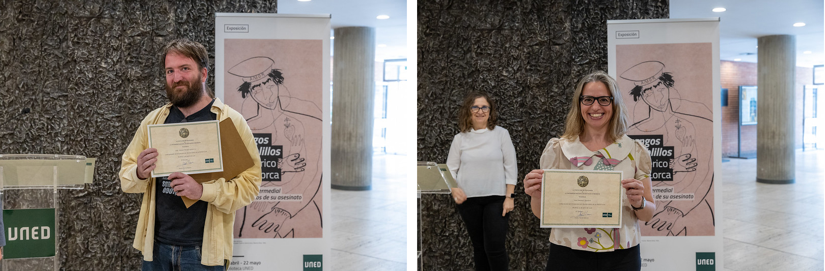 Manuel Recuero (izda.) y Emanuel Aguilera