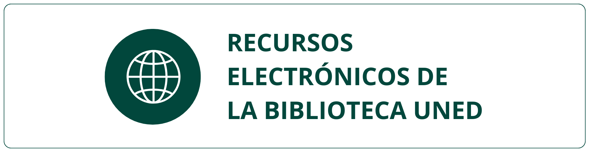 Recursos electrónicos de la Biblioteca UNED