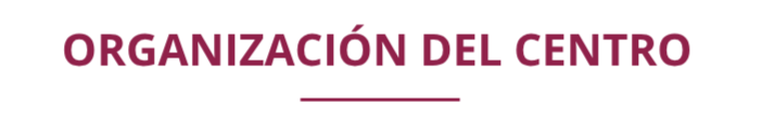 ORGANIZACIÓN DEL CENTRO